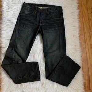 Truth, Freedom & Bread blue jeans 31 straight  dark wash